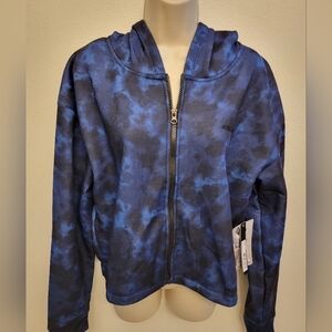 Kendall & Kylie Zip Up Cropped Hoodie